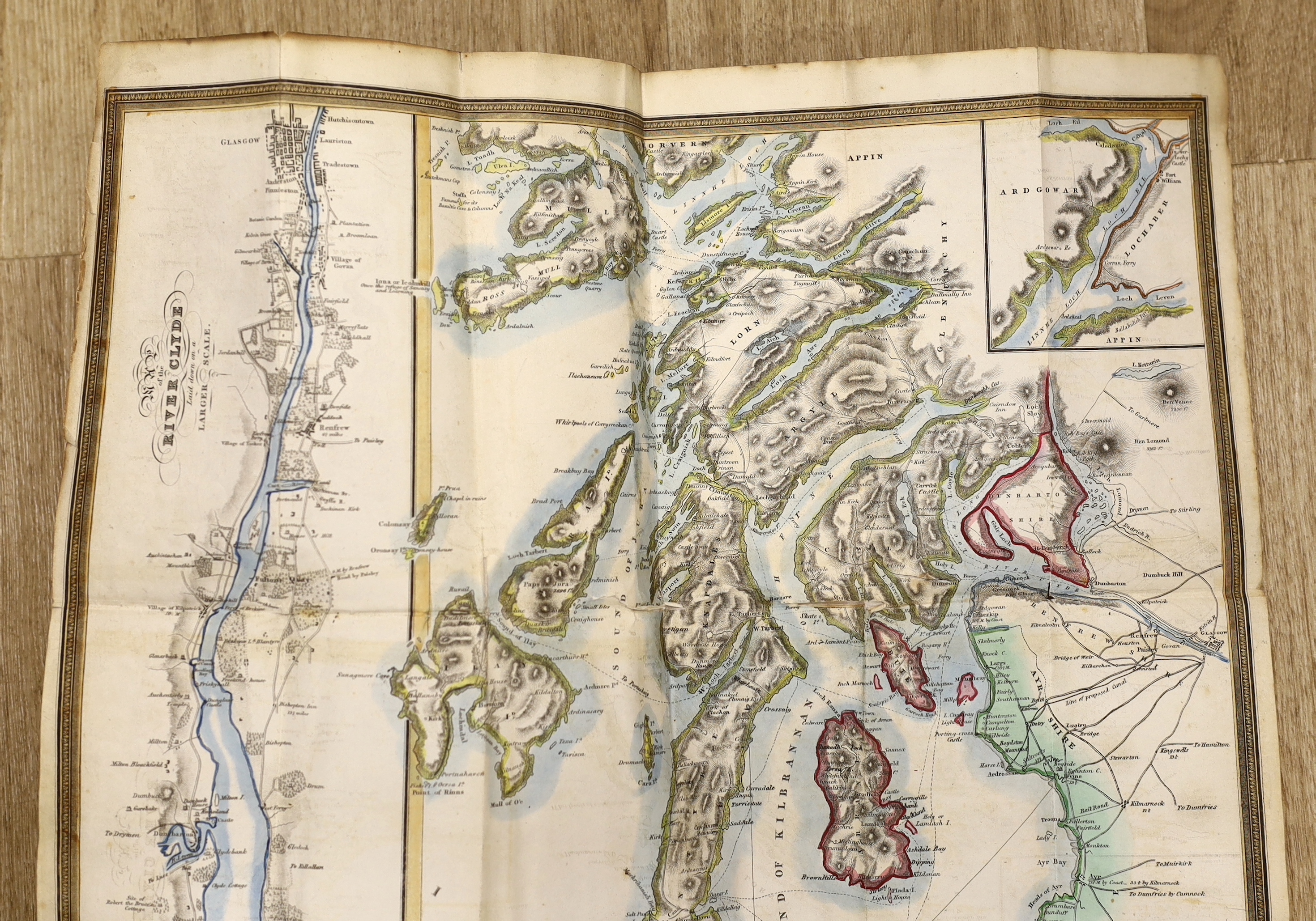 The Steam-Boat Companion; and Stranger's Guide to the Western Islands and Highlands of Scotland....with voyages to Liverpool, and Belfast....and the Lakes in Cumberland. 2nd edition greatly enlarged and improved. folded